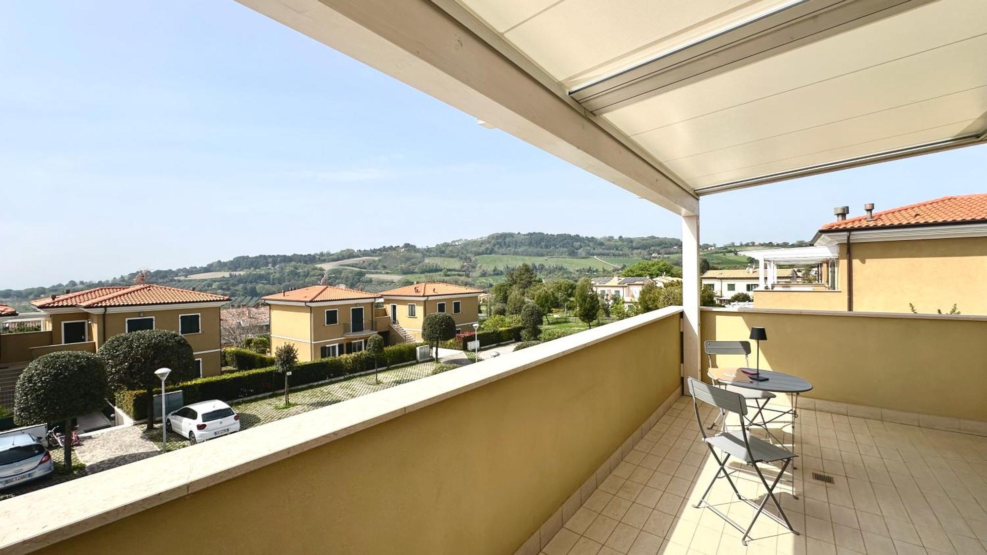 S334 - Sirolo, Meraviglioso Trilocale Panoramico Εξωτερικό φωτογραφία